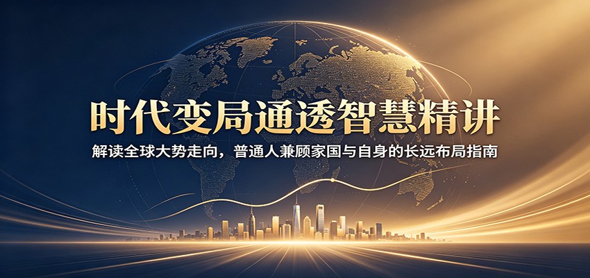 时代变局通透智慧精讲:解读全球大势走向,普通人兼顾家国与自身的长远布局指南-伏羲SAAS