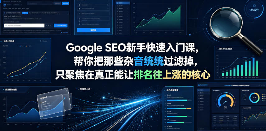 Google SEO新手快速入门课，帮你把那些杂音统统过滤掉，只聚焦在真正能让排名往上涨的核心动作【原创双语字幕】-伏羲SAAS