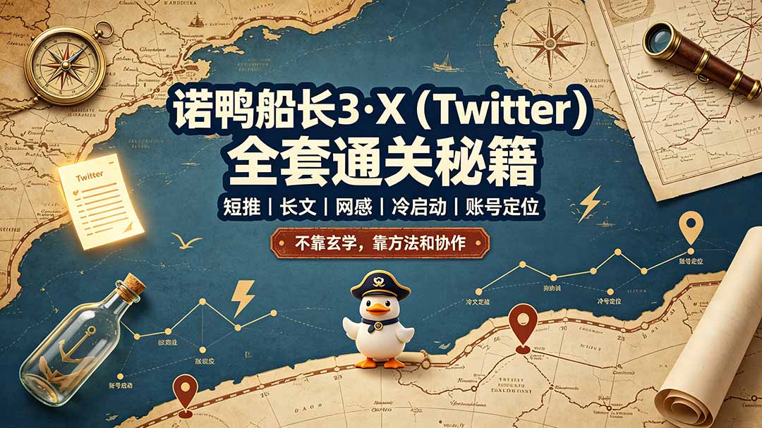 诺鸭船长3·X(Twitter-伏羲SAAS