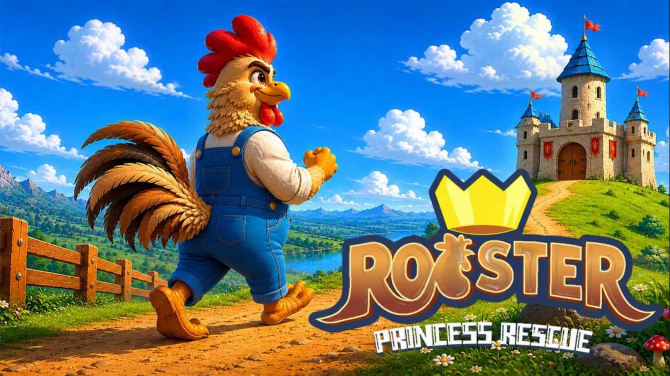 【日版】公鸡勇士:拯救公主 .Rooster: Princess Rescue 英语-伏羲SAAS