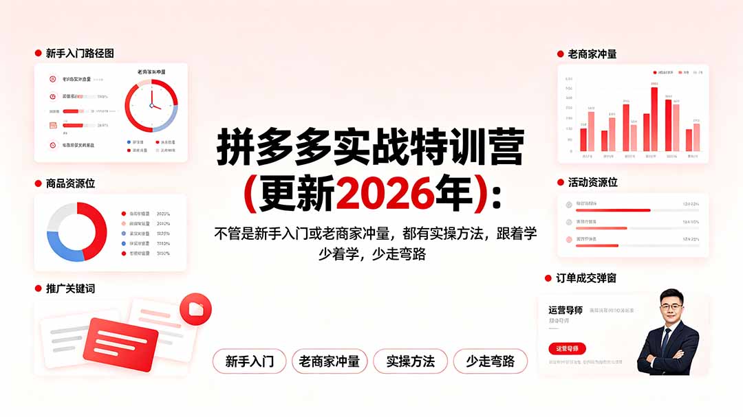 拼多多实战特训营(更新2026年-伏羲SAAS