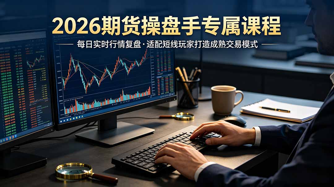 2026期货操盘手专属课程-更新7月11,每日实时行情复盘,适配短线玩家打造成熟交易模式-伏羲SAAS
