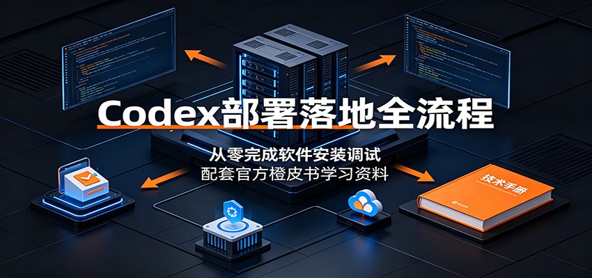 Codex部署落地全流程:从零完成软件安装调试,配套官方橙皮书学习资料-伏羲SAAS