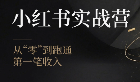 金金老师·小红书实战营-伏羲SAAS