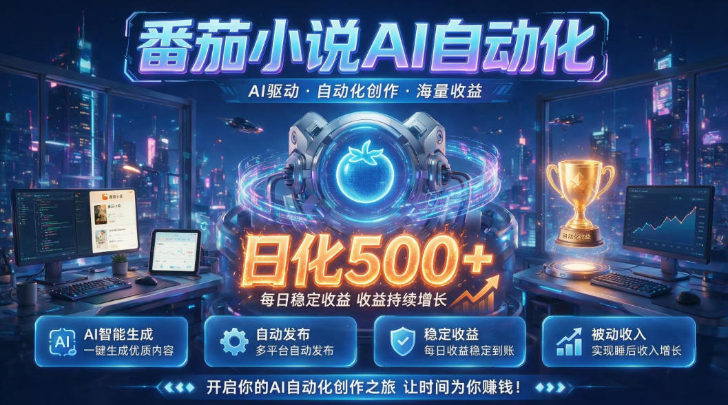 小白可做番茄AI,居家轻创业,每日稳赚500➕,普通人低门槛轻松线上增收【揭秘】-伏羲SAAS