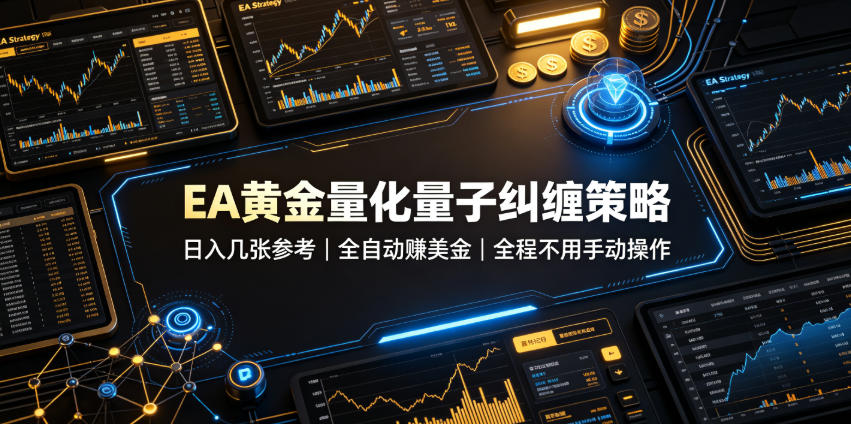 EA黄金量化量子纠缠策略,日入几张,全自动賺美金,全程不用手动操作!【揭秘】-伏羲SAAS