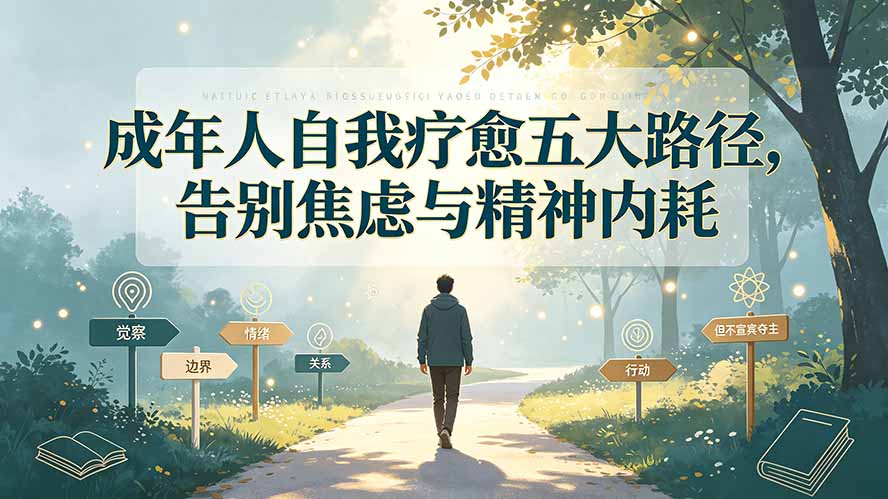 付费文章：成年人自我疗愈五大路径，告别焦虑与精神内耗-伏羲SAAS