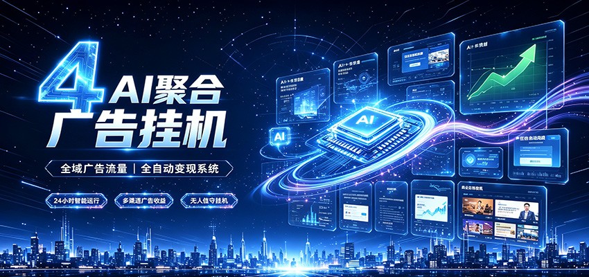 全域广告流量聚合,AI无人挂机稳赚佣金,打造长期稳定被动收入副业-伏羲SAAS