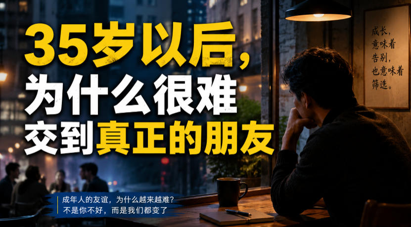 付费文章：35岁以后，为什么很难交到真正的朋友-伏羲SAAS