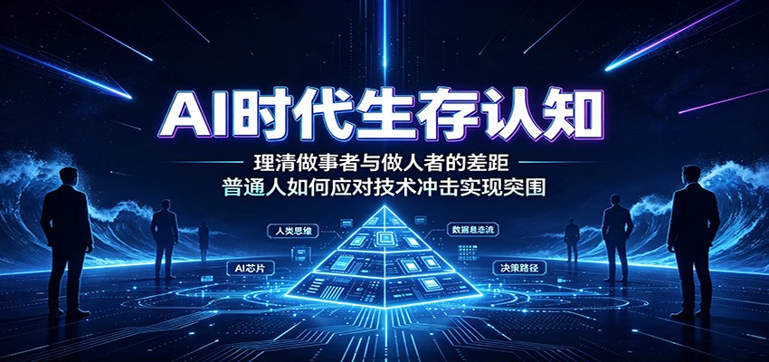 AI时代生存认知：理清做事者与做人者的差距，普通人如何应对技术冲击实现突围-伏羲SAAS
