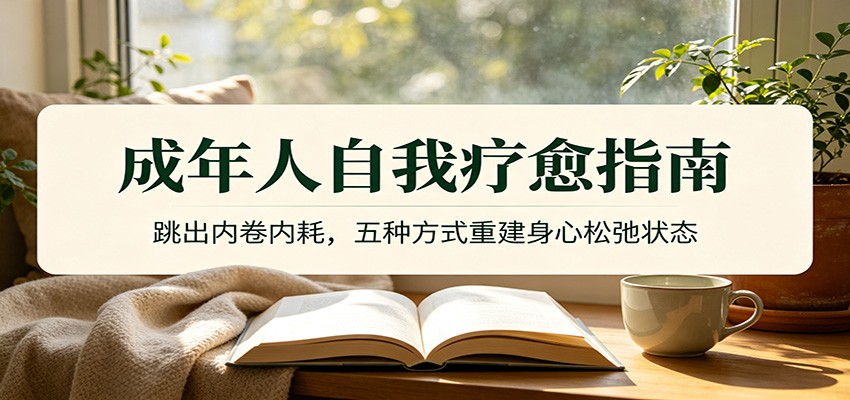 成年人自我疗愈指南：跳出内卷内耗，五种方式重建身心松弛状态-伏羲SAAS