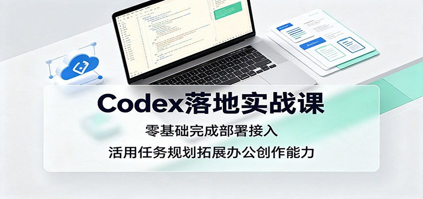 Codex落地实战课：零基础完成部署接入，活用任务规划拓展办公创作能力-伏羲SAAS