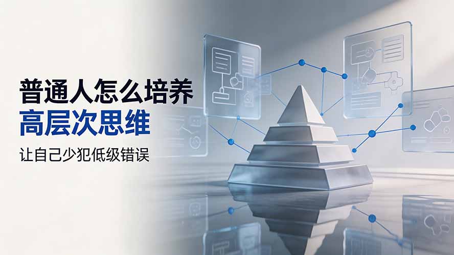 付费文章：普通人怎么培养高层次思维，让自己少犯低级错误-伏羲SAAS