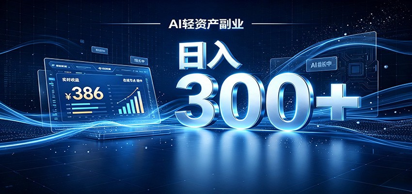 2026 AI轻资产风口，Token中转站小白可入局，日入300+-伏羲SAAS