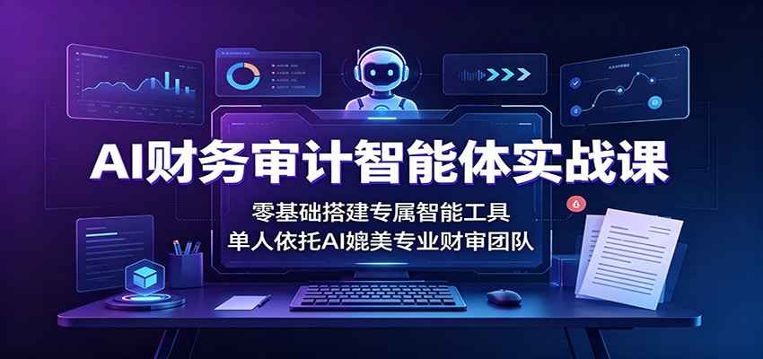 AI财务审计智能体实战课：零基础搭建专属智能工具，单人依托AI媲美专业财审团队-伏羲SAAS