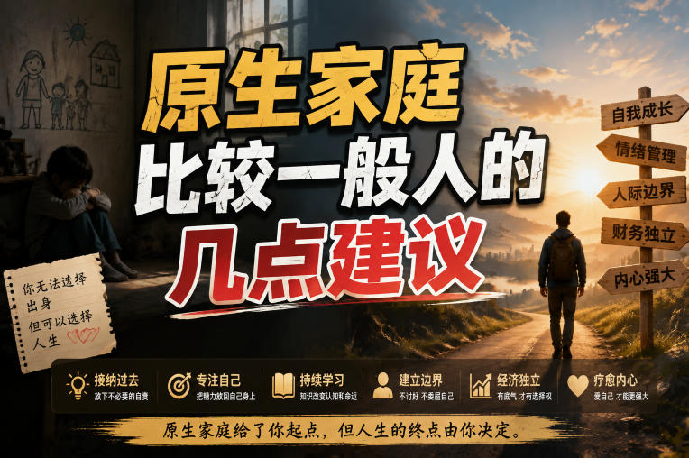 付费文章：给原生家庭比较一般人的几点建议-伏羲SAAS